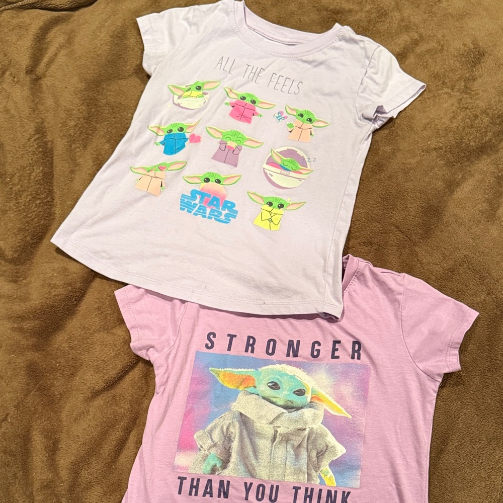 Star Wars Kids' Lavender and Pink Tees